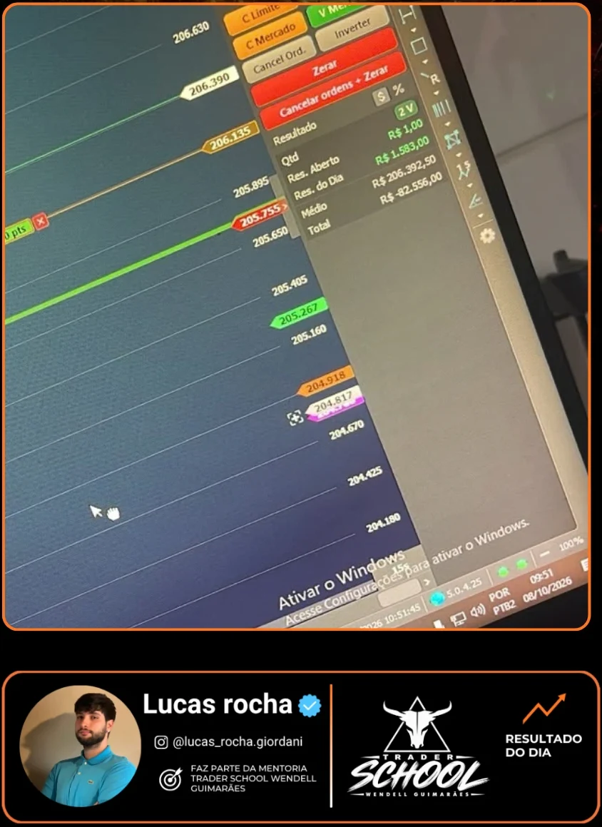 Resultado do dia — Lucas Rocha